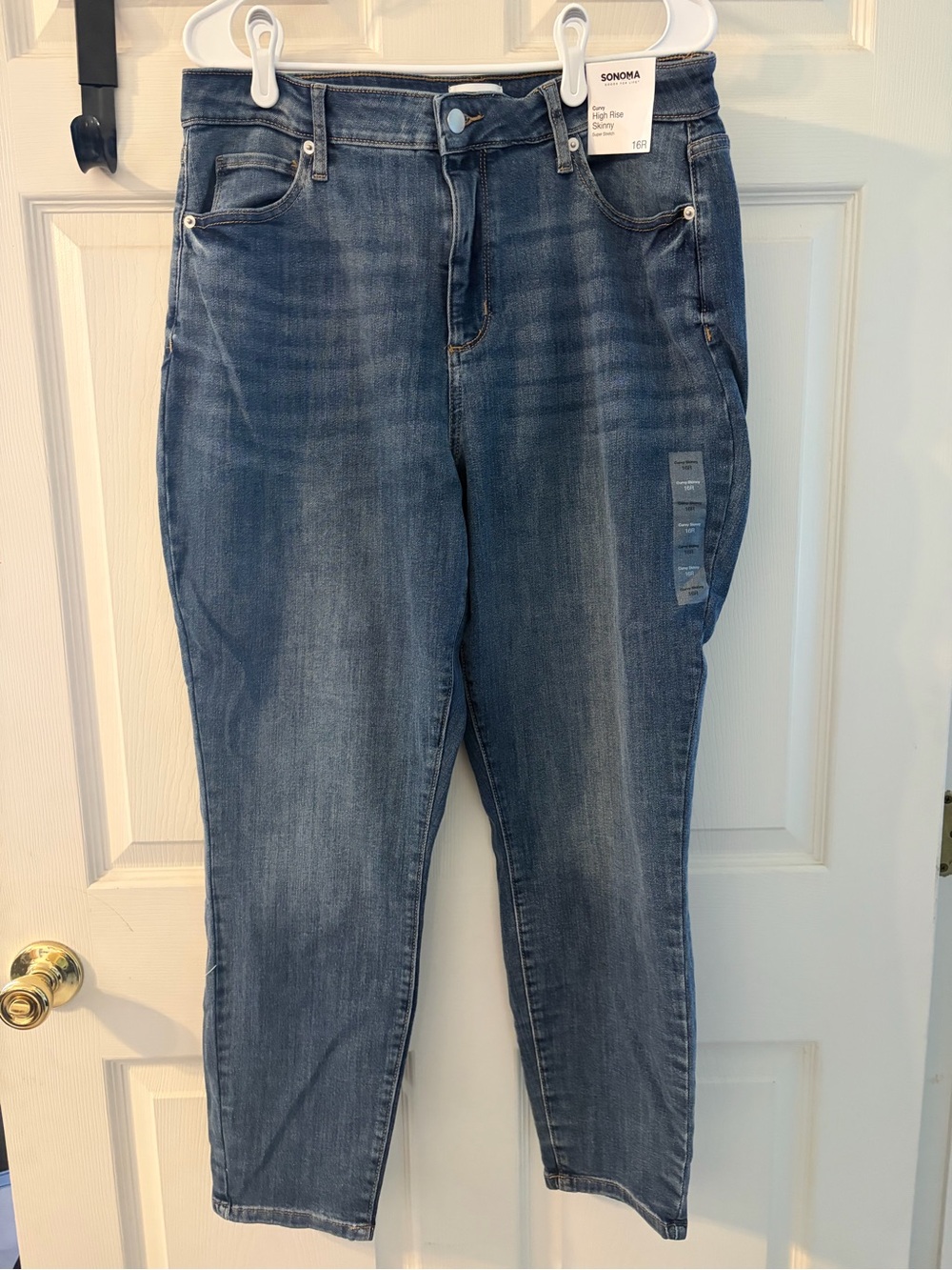 Sonoma Curvy High Rise Skinny Jeans Size 16R NWT